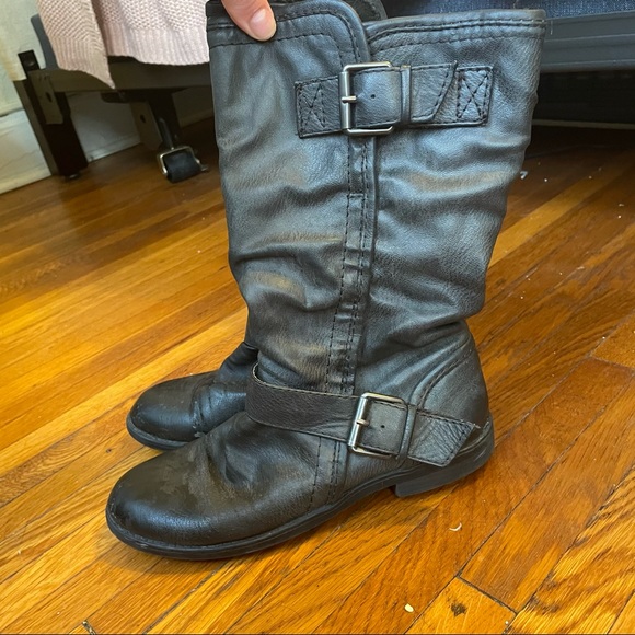 Dark Gray Boots - Picture 2 of 3